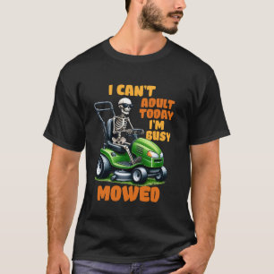 Camiseta Cortador de grama engraçado para pai que corta a g