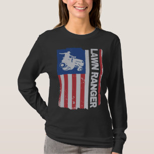 Camiseta Cortador de Grama Lei Ranger Bandeira Americana Ja