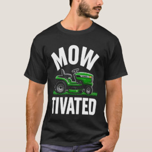 Camiseta Cortador de Grama Motivado Engraçado