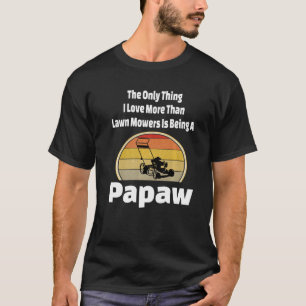 Camiseta Cortador de grama papai cortador vovô jardim grama