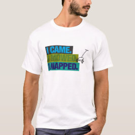 Camiseta Cortador de grama vintage engraçado cortando piada