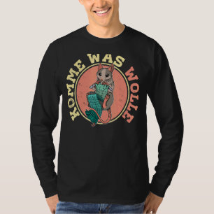 Camiseta Cortador-tricô, Lã-de-coleira-de-coleira