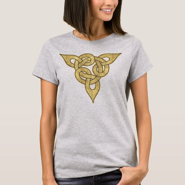 Camiseta Cortagem Dourada Celta (Frente)