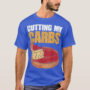 Camiseta Cortando Meus Carboidratos Perdendo Pizza De Peso