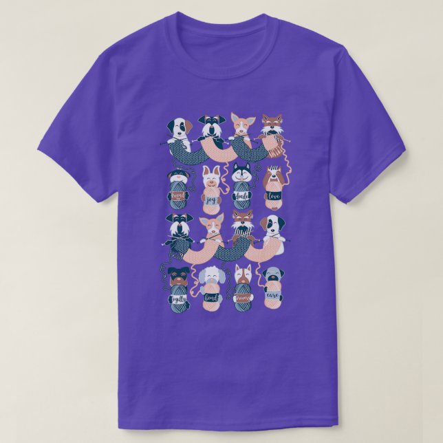 Camiseta Cortando sentimentos de cão. (Frente do Design)