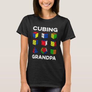 Camiseta Cortando Vovô Em Rápido, Solucionando A Puxa-Cubei