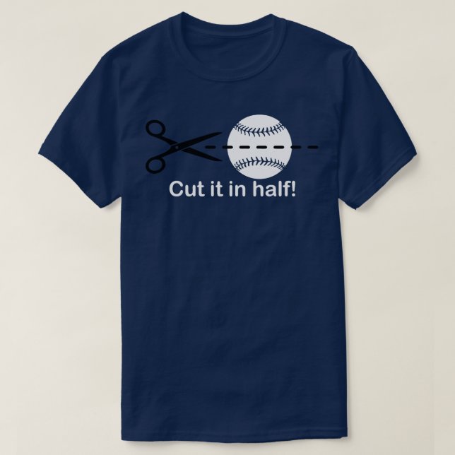 Camiseta Corte a Bola em Half Baseball IQ Hitter Slang Clas (Frente do Design)