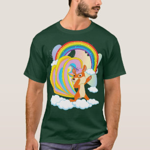 Camiseta Corte de Amante de os animais da Floresta da Unicó
