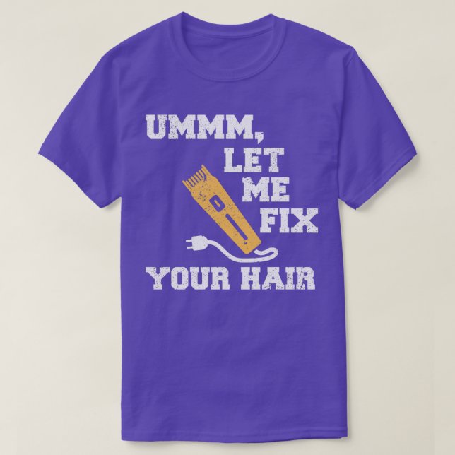 Camiseta Corte de cabelo (Frente do Design)