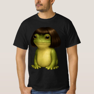 Camiseta Corte de Cabelo Bob do Sapo Engraçado Meme para Ho