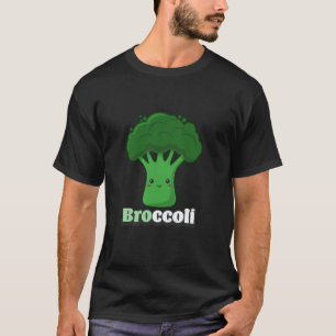 Camiseta Corte de Cabelo Brócolis Engraçado Vegan