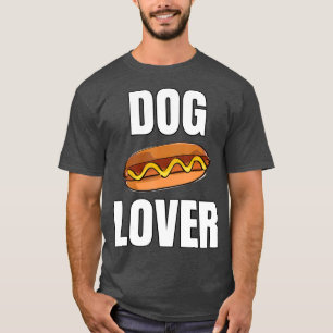 CAMISETA CORTE DE CACHORRO QUENTE DO DOG LOVER
