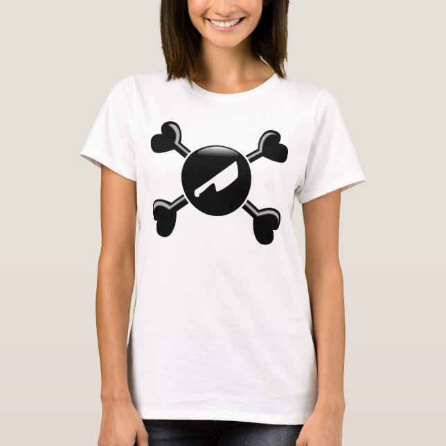 Camiseta Corte De Carne Crossbones (Frente)