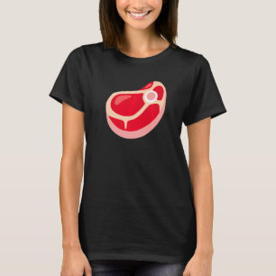 Camiseta Corte De Carne Fecho De Carne