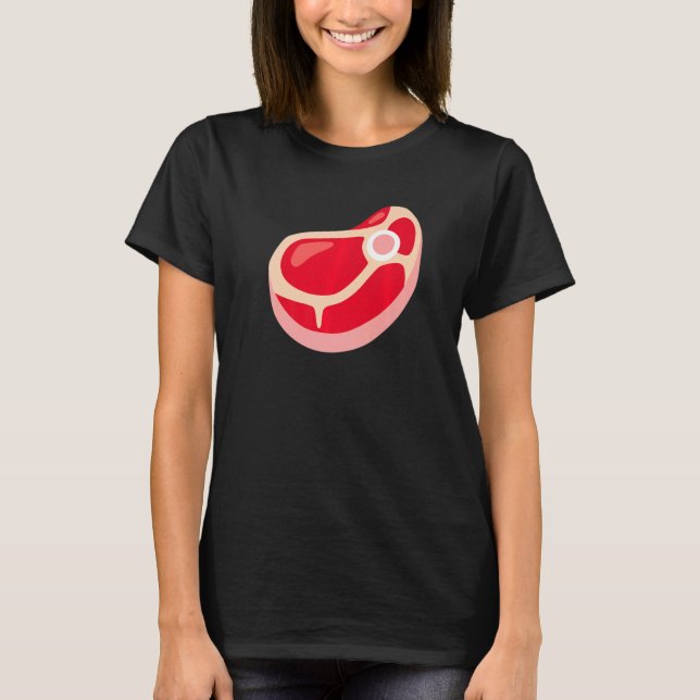 Camiseta Corte De Carne Fecho De Carne (Frente)