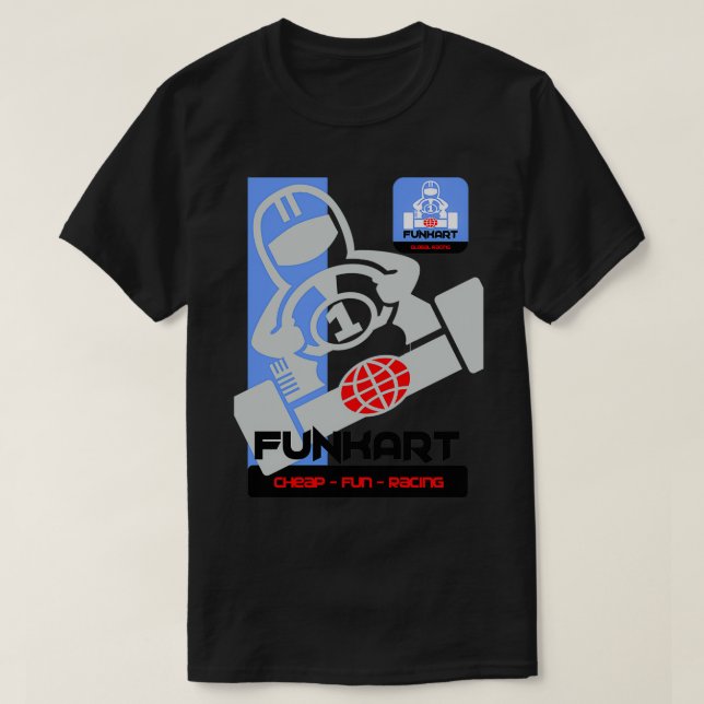 CAMISETA CORTE DE CORTE BARATO FUNKART (Frente do Design)