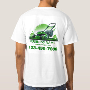 Camiseta Corte de Grama Profissional Paisagismo Logotipo Pe