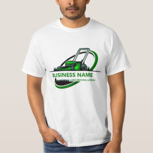 Camiseta Corte de Grama Profissional Paisagismo Logotipo Pe