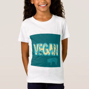 Camiseta Corte de papel vegetariano