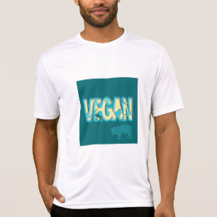 Camiseta Corte de papel vegetariano