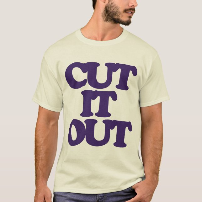 CAMISETA CORTE. ELE. PARA FORA DE (Frente)