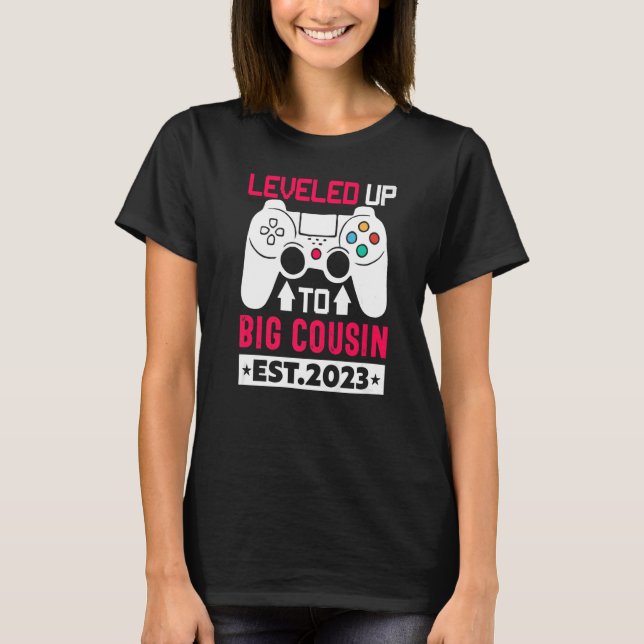 Camiseta Corte Levado Até Primo 2023 Gamer Girl Prisin (Frente)