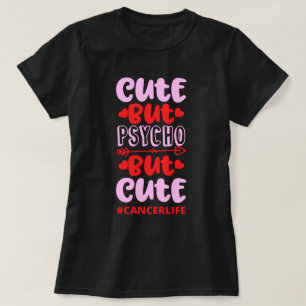 Camiseta CORTE MAS PSIQUO, MAS BOM aniversário #CANCERLIFE