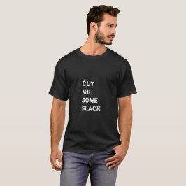 Camiseta "Corte-me algum" t-shirt frouxo - homens negros