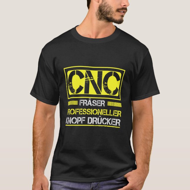 Camiseta Corte mecânico Turner CNC Zerspaner (Frente)