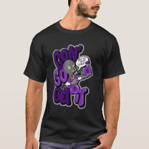 Camiseta Corte Purple 13s Tee Para Corresponder Gon Vai Peg