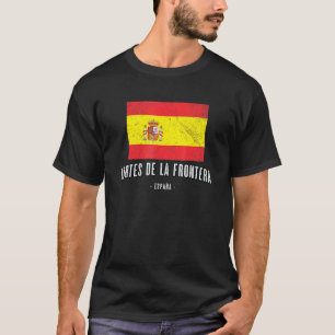 Camiseta Cortes De La Frontera Espanha Es Bandeira Cidade -