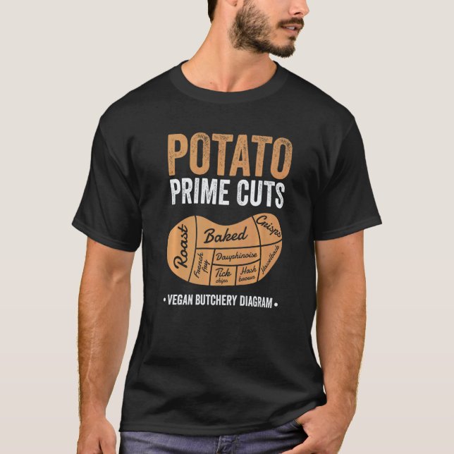 Camiseta Cortes Premium de Batata Vegana (Frente)