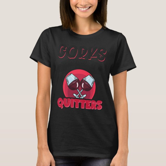 Camiseta Cortiça Destinada A Bebidas De Vinho De Quitente (Frente)