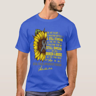Camiseta Cortical Visual Imparelhamento Consciência Ela é u