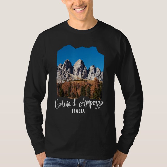 Camiseta Cortina d'Ampezzo Dolomiti Cortina d'Ampezzo Italy (Frente)