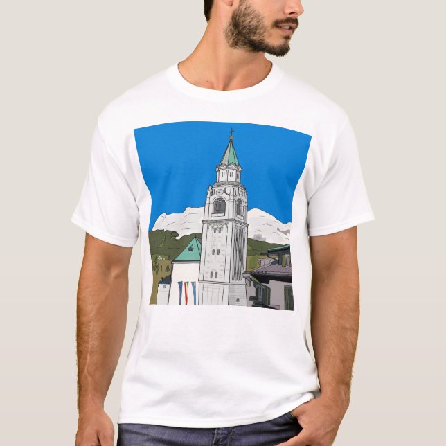 Camiseta Cortina d'Ampezzo Itália (Frente)