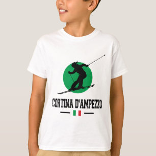 Camiseta Cortina D'ampezzo Itália Ski Resort Alps Italiano