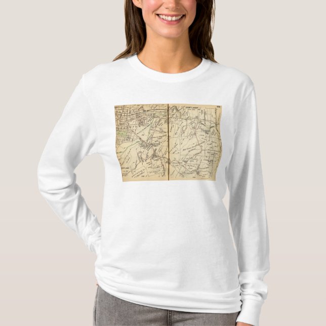 Camiseta Cortlandt, New York (Frente)