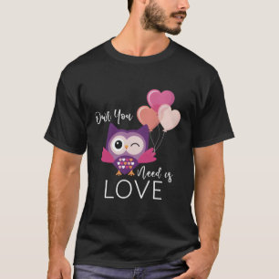 Camiseta Coruja Ama Coruja Bonita Presente Para O Natal
