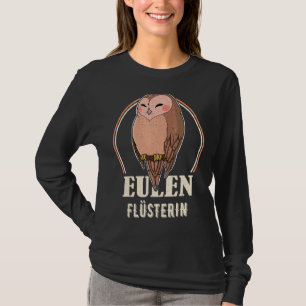 Camiseta Coruja Aves Ornitóloga Biologia Bióloga Noite Cu