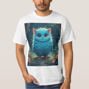Camiseta coruja azul