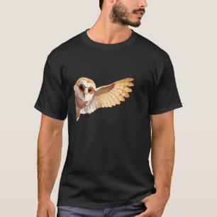 Camiseta Coruja-Barão-Barão Vestindo Óculos-de-Sol Acenando
