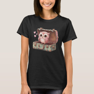 Camiseta Coruja Bonita Valetine Animal Love 15