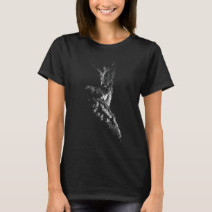 Camiseta coruja branca