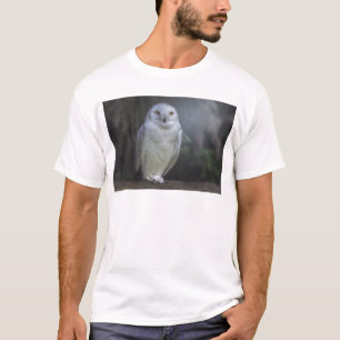 Camiseta Coruja branca na noite