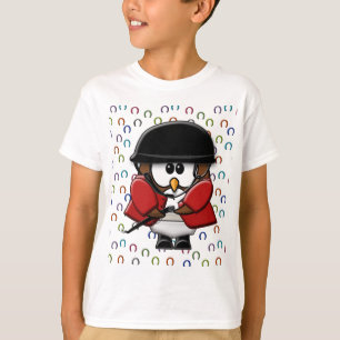 Camiseta coruja cavaleiro de cavalo