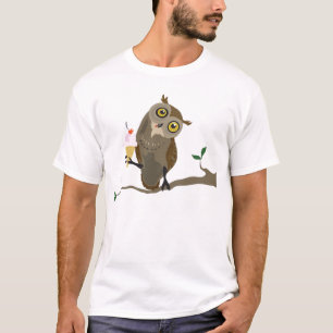 Camiseta Coruja com camiseta-luz IceCream