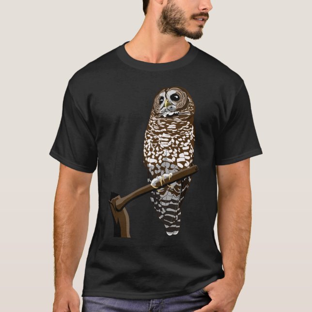 Camiseta Coruja com Traços (Frente)