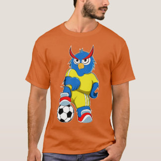 Camiseta Coruja como jogador com bola