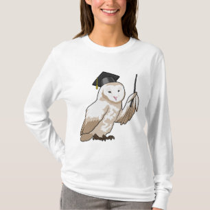 Camiseta Coruja como Professora com Ponteiro